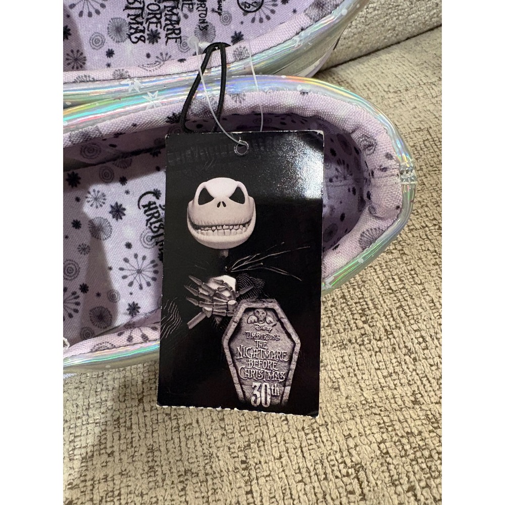 Ground Up Disney Nightmare Before Christmas Jack Sally Holographic Shoes 6.5 - Picture 5 of 6